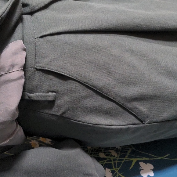 Vintage Armani Suit Jacket & Skirt Small Green Bergdorf Goodman Milano - Picture 4 of 13